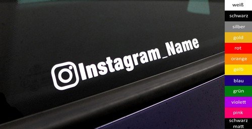 Instagram sticker 20cm - 2x,