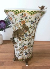 Vase Porzellan Bronze