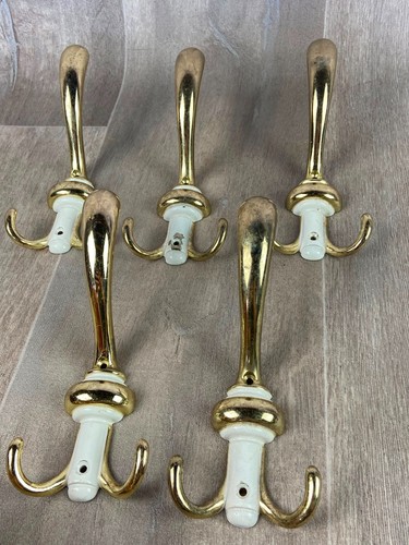Vintage garderobenhaken - 5x,