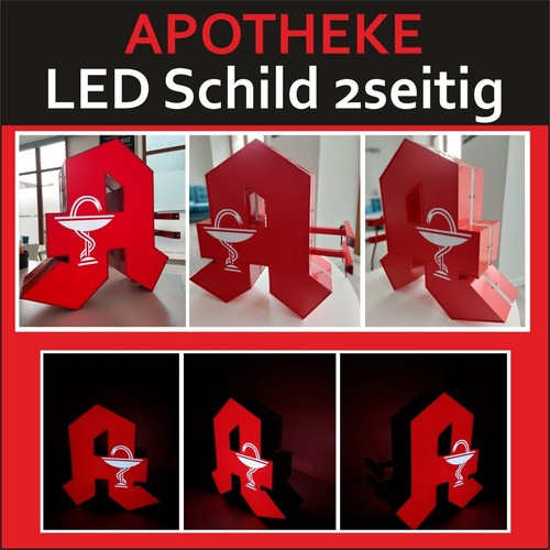 Apotheke schild 2seitig 60cm - apotheke,