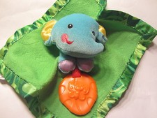 FISHER PRICE Schmusetuch Kuscheltuch Elefant grün