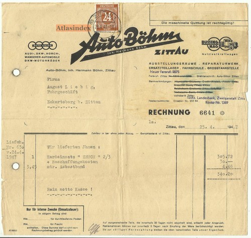 Alte rechnung auto - alte,