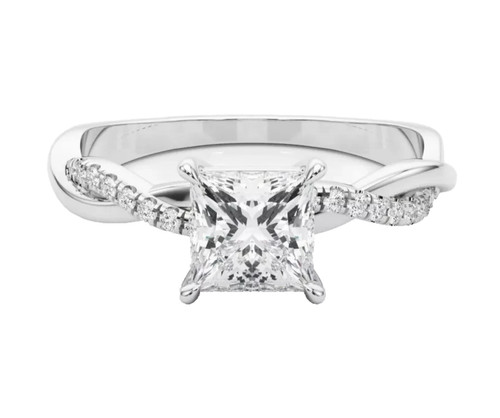 14k weiss gold lab grown - gold, lab-grown