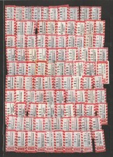 100 R-Zettel BRD, 4-stellige