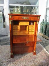 Biedermeier Sekretär um 1820 in Kirschbaum dunkel mit Stehpult