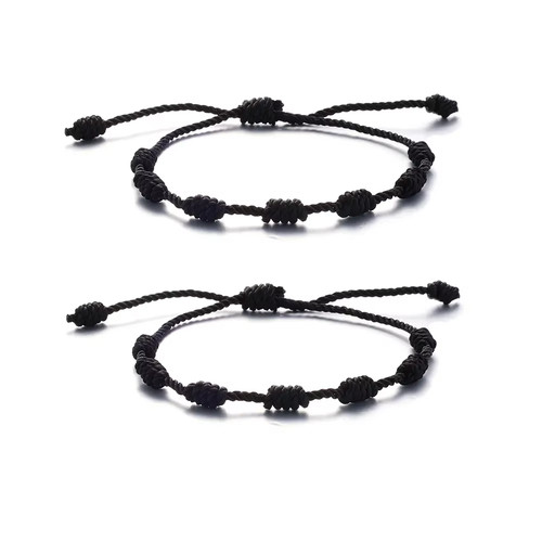 2stk knoten schwarz - 2stk, armband