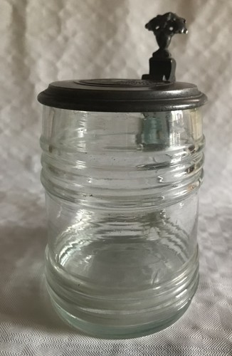 Antiker glaskrug bierseidel - antiker,