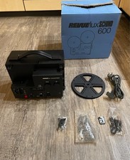 Revue Lux Sound 600 Ton Filmprojektor Projektor Super 8 funktioniert 70er