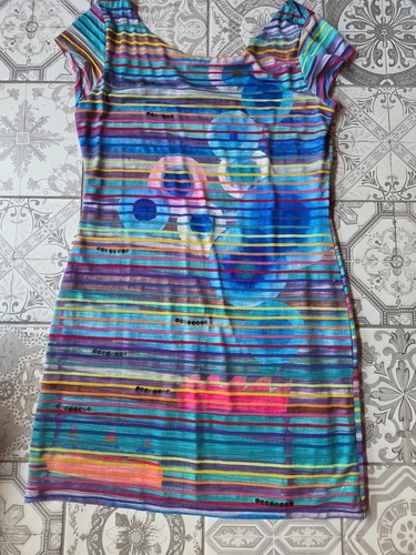 Modernes desigual kleid bunt - desigual,