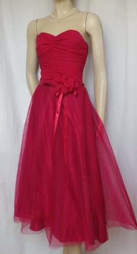 Seidenkleid rot fuchsia - seidenkleid,