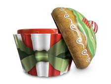 Weihnachtsdose Dose CupCake
