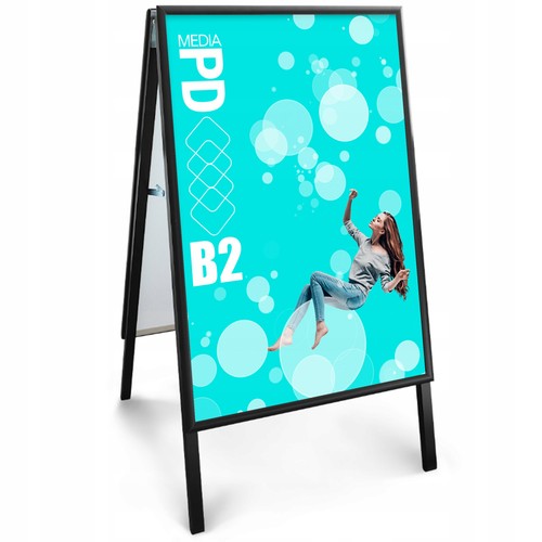 Kundenstopper schwarz - b2,
