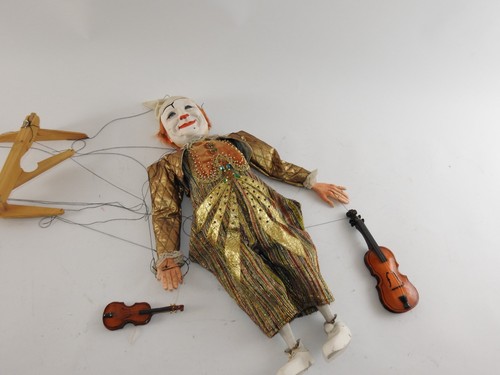 Vintage marionette holz 55 - ,