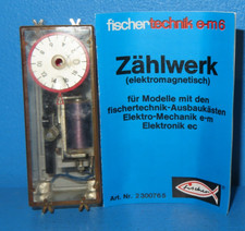 FischerTechnik  e-m6 elektromagnetisches Zählwerk  Art.no 2 30076 5#8299