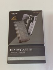 The Kase Paris Diarycase 2.0 Gen Coque Klappetui für Apple iPhone 14 Max Noir Mi