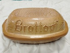 Brotbehälter Keramik Brottopf +Deckel, italienischer Landhausstil, massiv 3,5 kg