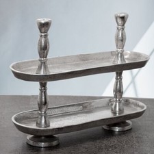 Etagere, 2 Etagen, Rechteckig