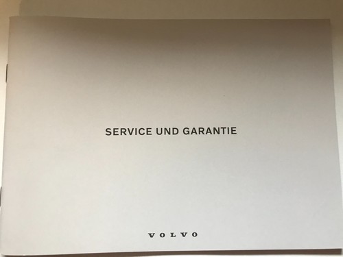 Volvo serviceheft 2022 - volvo,