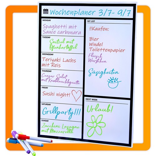 Wochenplaner familienplaner - wochenplaner,