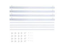 Paneelwagen für Schiebegardinen 4 ér Set in 57 cm Breite Kunststoff