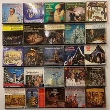 Vinyl Schallplatten Sammlung Paket Weihnachten x-mas 50 Vinyl LP 33 U/min WLP1
