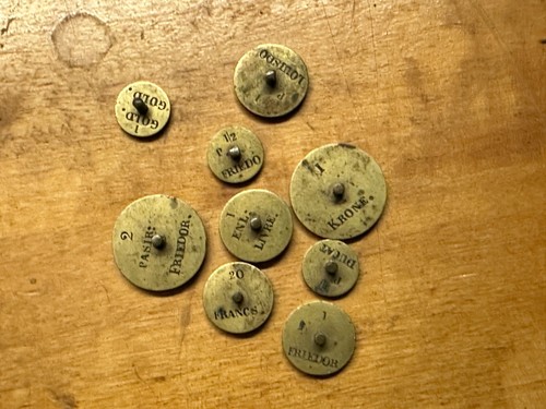 Münzgewichte um 1800 - 9,