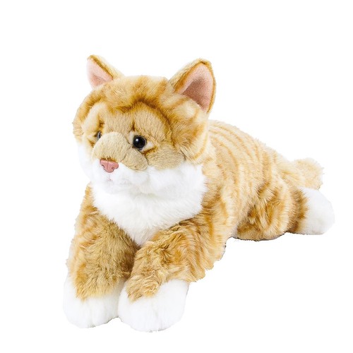 Kuscheltier katze rot getigert - kuscheltier,