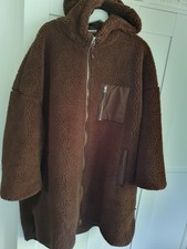* Longjacke * Oversized * Teddy-Plüsch * Gr. 56 * ungetragen 