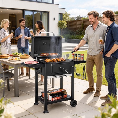 Outsunny holzkohlegrill bbq - outsunny,
