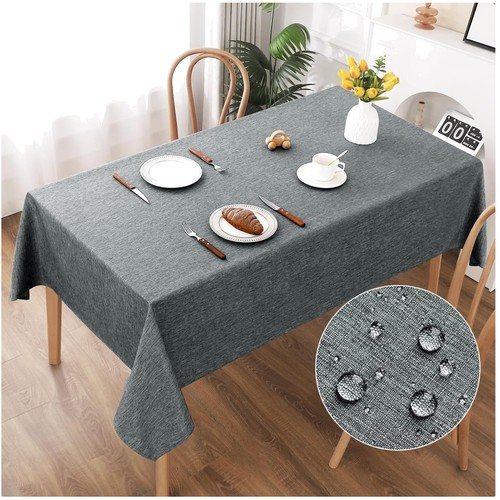Tischdecke leinenoptik - tischdecke,
