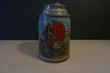 Alter ,toller 1/2  Ltr. Patriotischer Krug "Banner der Humanität" !!