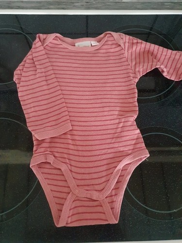 Rot gestreifter langarm - body,