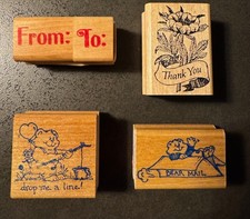 4 x Stempel für Briefe