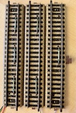 Märklin H0, 3x5106, gerad. Gleis mit je 1, 2, 3 Readkontakten u. 3 Schaltmagnete
