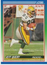 Score 1990 NFL Card Green Bay