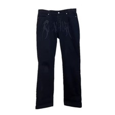 Herren Baggy Bedruckte Jeans
