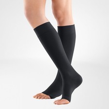 Bauerfeind VenoTrain soft AD CCL1 Kompressionsstrümpfe offene Fußspitze