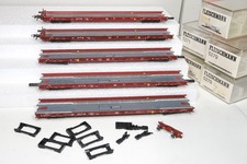 Fleischmann H0 5 Niederflurwagen Rollende Landstraße der DB - OVP