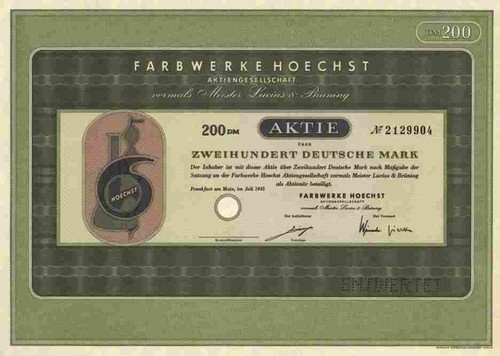 Farbwerke hoechst 1955 - ag,