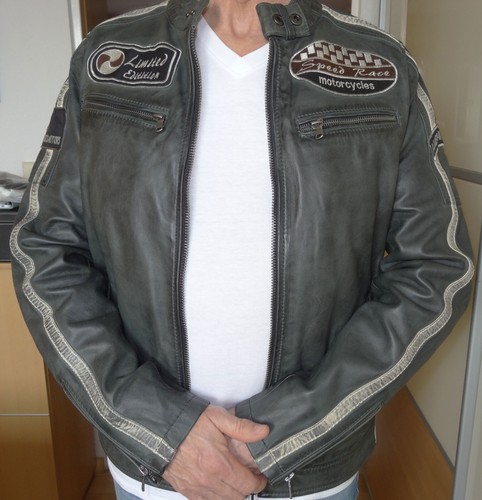 Neue biker jacke - neue, echt