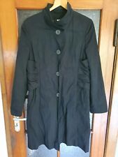 Erich Fend, Mantel, leicht, schwarz, gefüttert, Gr. 40, neu