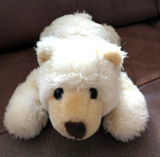 "Eisbär"  liegend ca. 26 cm lang und 16 cm breit