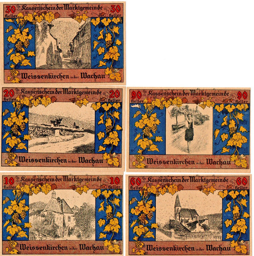 Notgeld weissenkirchen der - weissenkirchen,