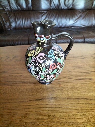 Handbemalte keramik krug vase - handbemalte,
