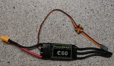 PowerBEAST C60 Basic mit 8,4V HV SBEC COMPOSITE ( kein Kontronik YGE Hobbywing )