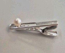 Krawattennadel/Clip Silber