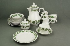 HUTSCHENREUTHER MARIA THERESIA WEINLAUB schönes altes Kaffeeservice 6P 21tlg