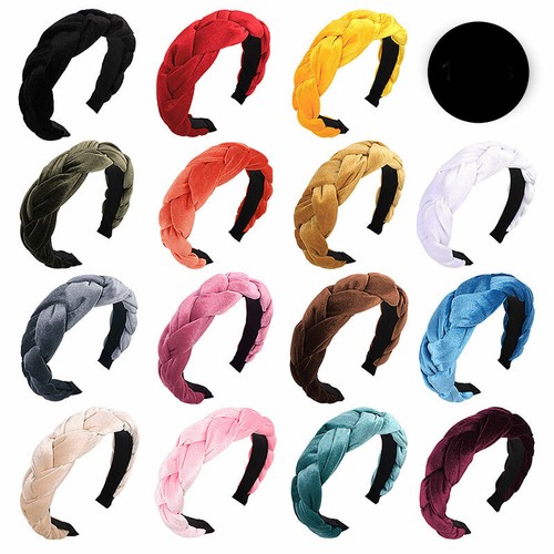 Mode damen samt stirnband - samt,