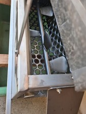 V2A-Abbeermaschine mit 220 V Elektromotor, Enotecnica