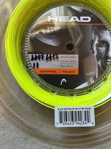 Head lynx tennissaite gelb - head,